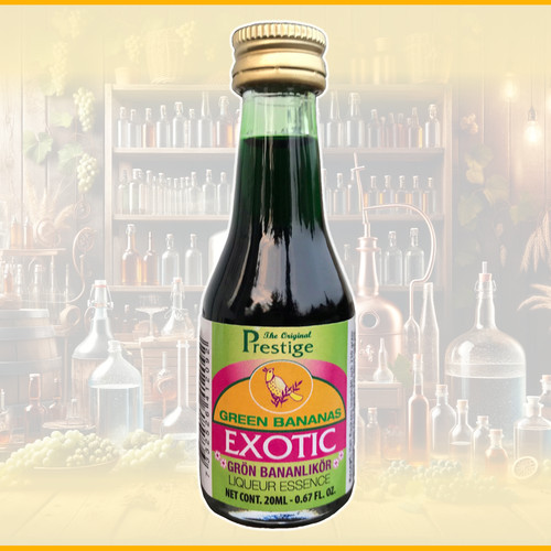 Exotic green bananas liqueur - green,