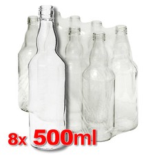  0,5L Glass Vodka Bottles -
